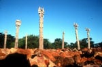 Tombs in the south of madagascar